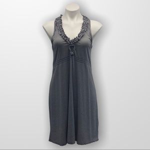 BANANA REPUBLIC Ruffle Neck Sleeveless Minidress Size XS